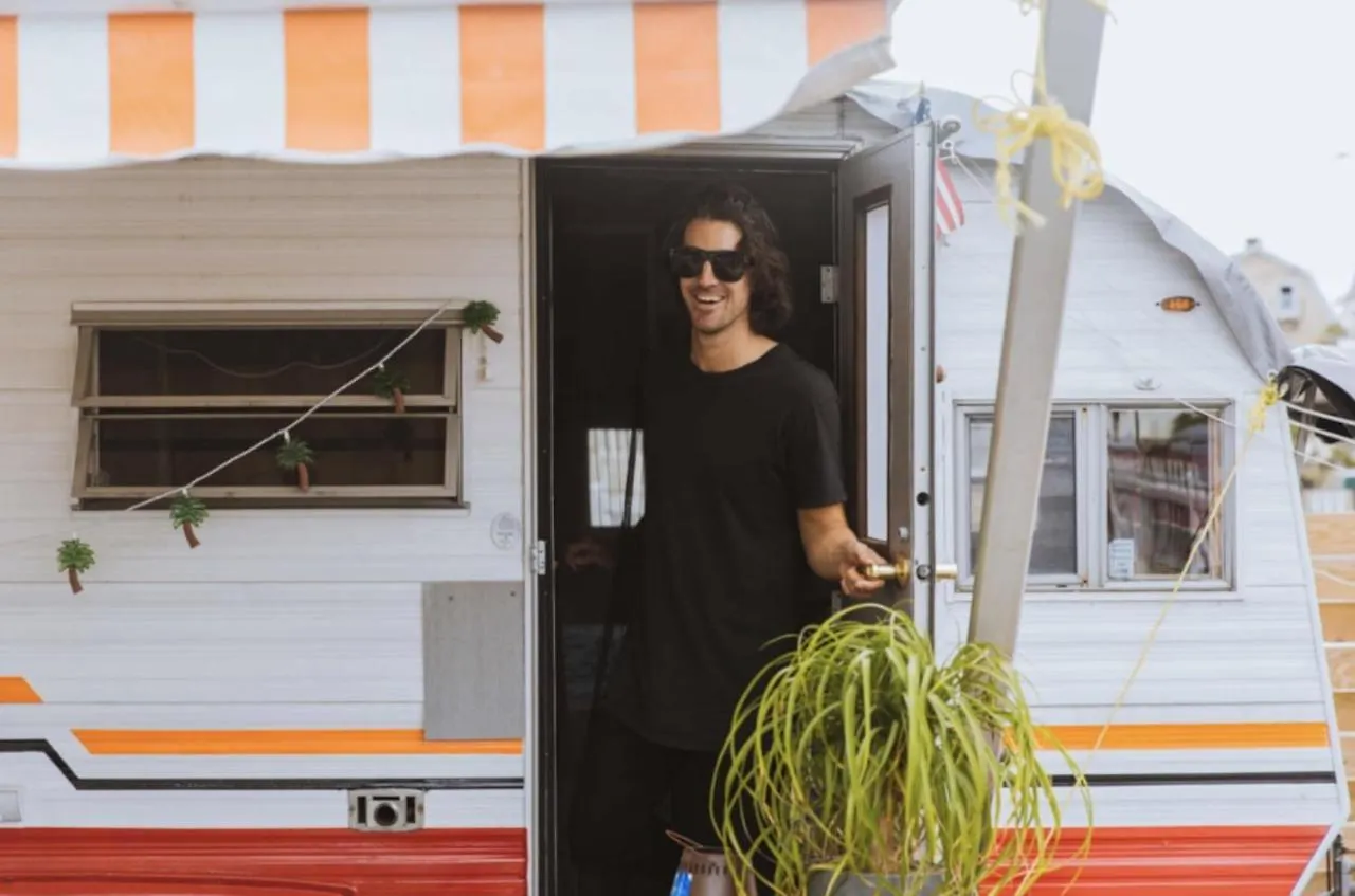 80S Surf Camper In Rockaway Beach New York United States
